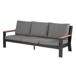 Exotan 3-Zits Tuinbank Valerie - Aluminium - Antraciet - 80x82x214