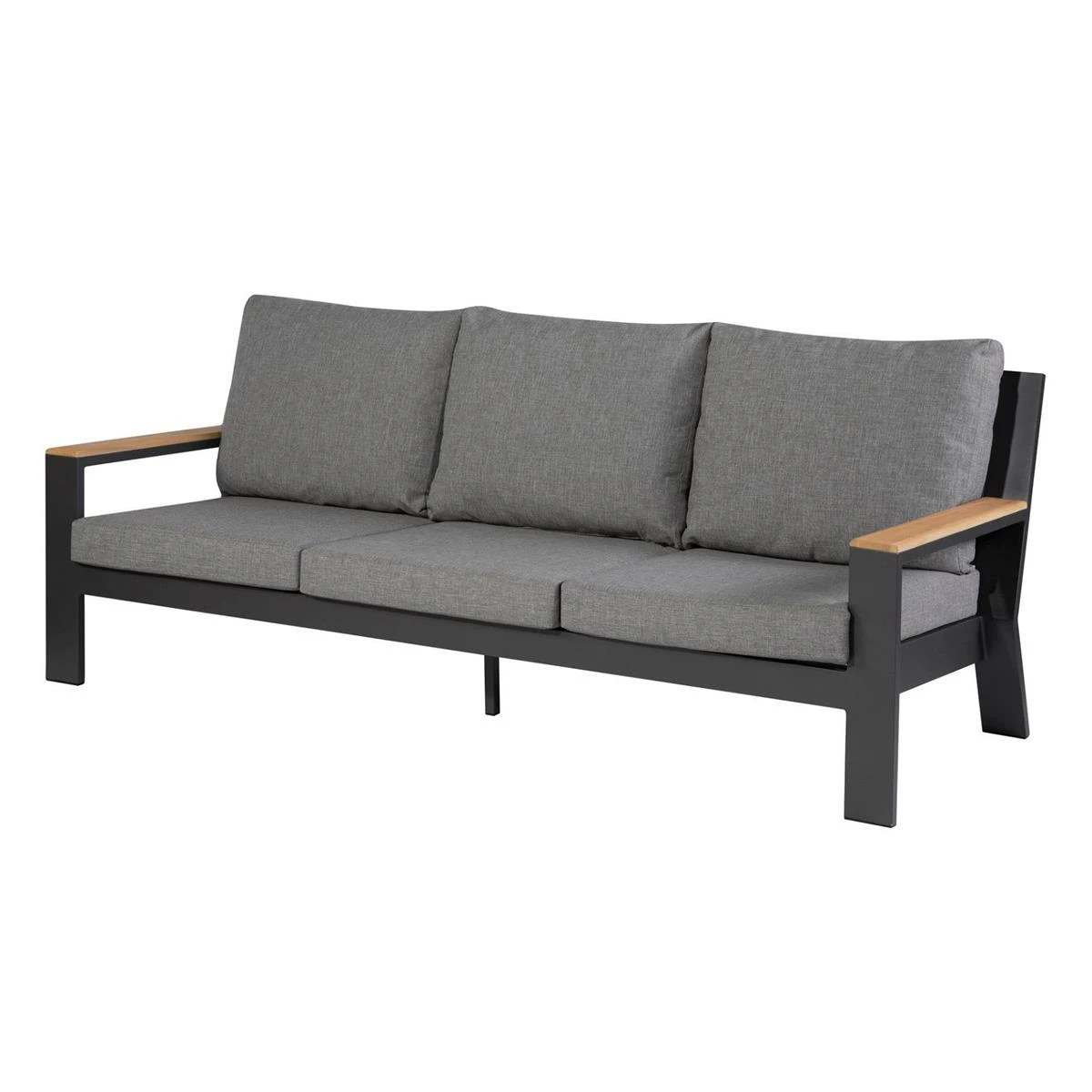 Exotan 3-Zits Tuinbank Valerie - Aluminium - Antraciet - 80x82x214 3 Exotan 3-Zits Tuinbank Valerie - Aluminium - Antraciet - 80x82x214