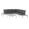 Exotan Loungeset La Vida - Aluminium - Wit - 63x245x245 -Tuinproducten 10919273