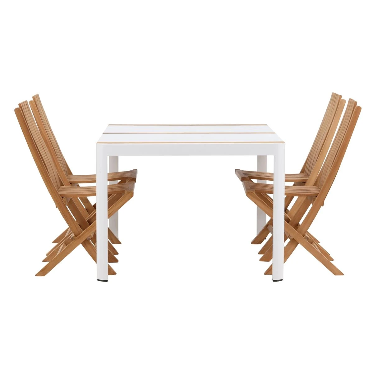 24Designs Manarola Tuintafel En 4 Teak Tuinstoelen 6 24Designs Manarola Tuintafel En 4 Teak Tuinstoelen - Afbeelding 4