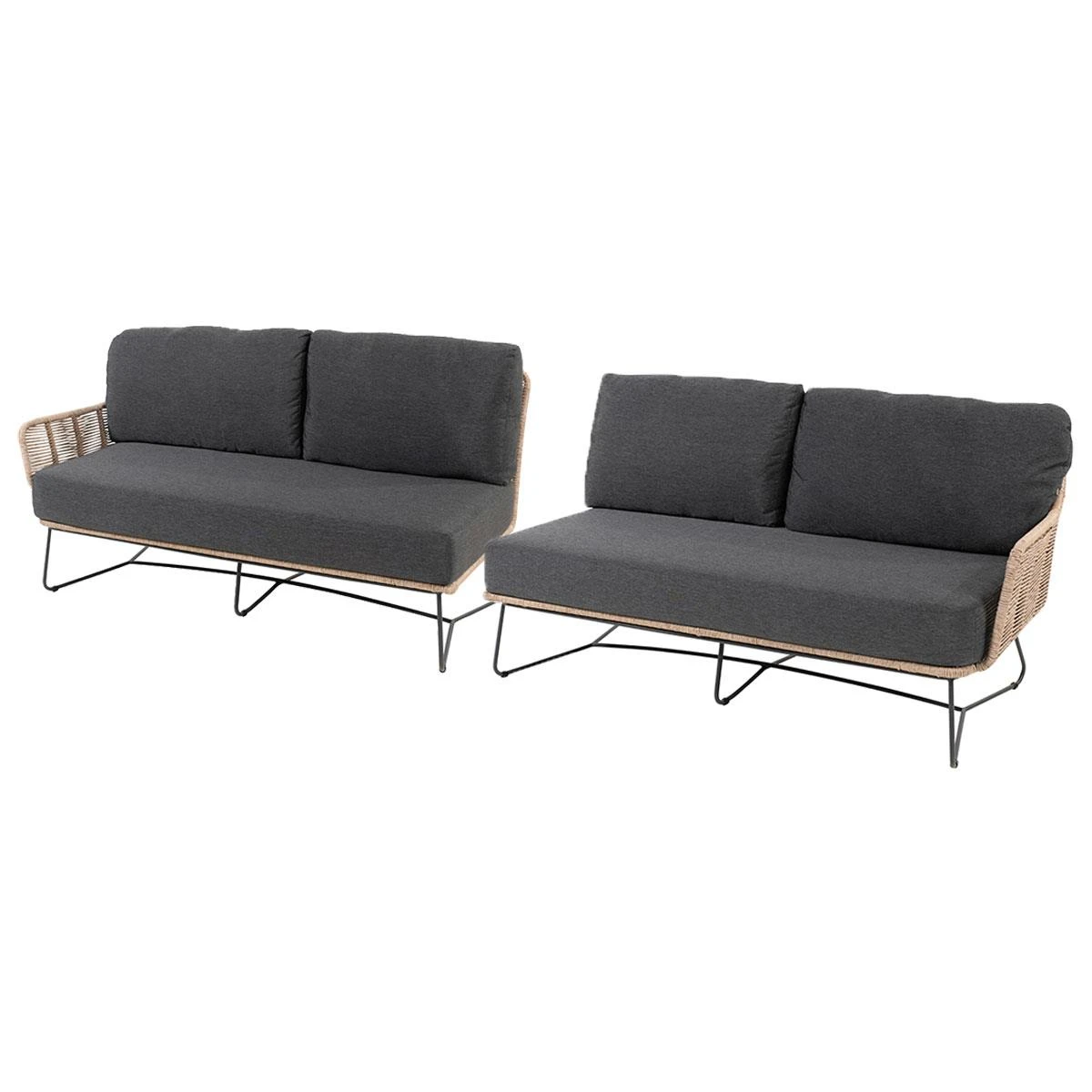 4 Seasons Outdoor Belmond Loungeset 4-delig -Dali Tafel 110x60 Cm 6 4 Seasons Outdoor Belmond Loungeset 4-delig -Dali Tafel 110x60 Cm - Afbeelding 4