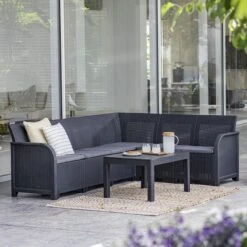 Keter Rosalie Loungeset 7-delig - Grijs -Tuinproducten 10937010