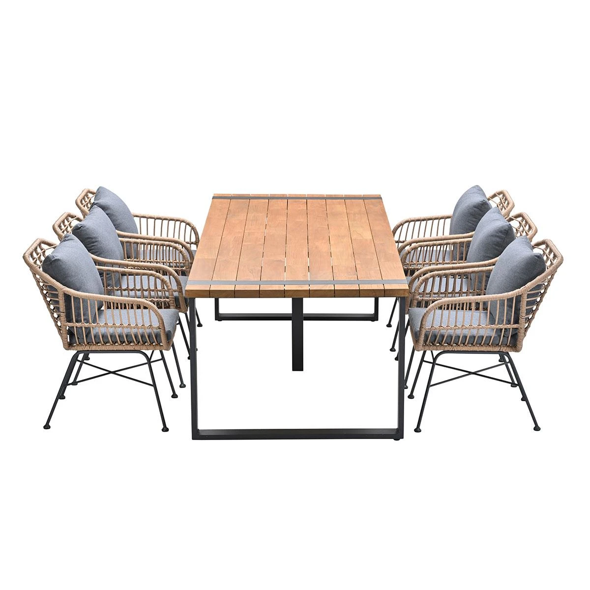 Garden Impressions Lucas - Alto Tuinset 7-delig Bruin 3 Garden Impressions Lucas - Alto Tuinset 7-delig Bruin