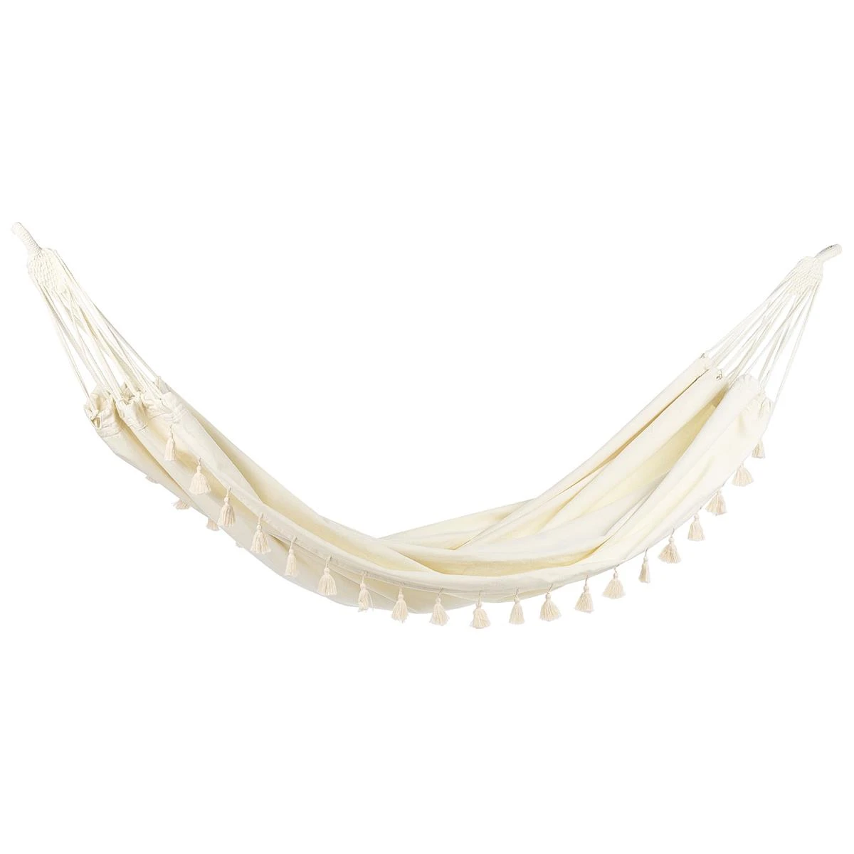 Beliani - VERCELLI - Hangmat - Wit - Katoen 3 Beliani - VERCELLI - Hangmat - Wit - Katoen