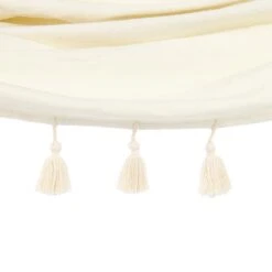 Beliani - VERCELLI - Hangmat - Wit - Katoen 11 Beliani - VERCELLI - Hangmat - Wit - Katoen -Tuinproducten 10949021