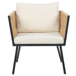 Beliani - GARGANO - Tuinset - Beige - PE Rotan 16 Beliani - GARGANO - Tuinset - Beige - PE Rotan -Tuinproducten 10957745