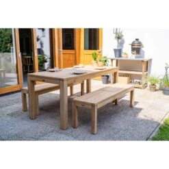 MaximaVida Teak Picknickset Java 150 Cm 3-delig -Tuinproducten 10964476