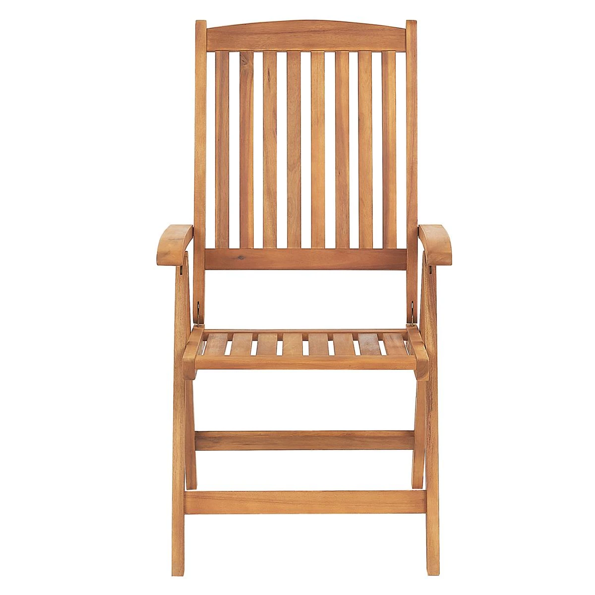 Beliani - JAVA - Bistroset Voor 2 - Rood - Acaciahout 6 Beliani - JAVA - Bistroset Voor 2 - Rood - Acaciahout - Afbeelding 4