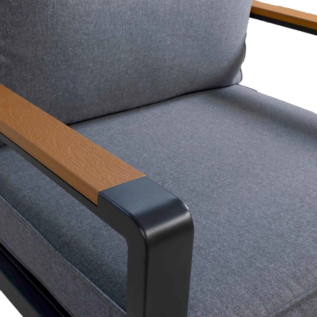 Giga Meubel - Tuinset Aluminium Antraciet - 4-Delig - Set Joshua 5 Giga Meubel - Tuinset Aluminium Antraciet - 4-Delig - Set Joshua - Afbeelding 3