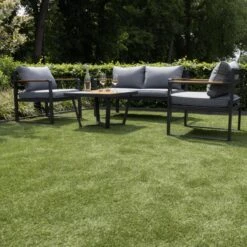 Giga Meubel - Tuinset Aluminium Antraciet - 4-Delig - Set Joshua 11 Giga Meubel - Tuinset Aluminium Antraciet - 4-Delig - Set Joshua -Tuinproducten 10983411