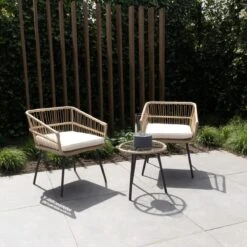 Giga Meubel - Tuinset Rattan - 2 Stoelen & 1 Tafel - Incl. Kussen 17 Giga Meubel - Tuinset Rattan - 2 Stoelen & 1 Tafel - Incl. Kussen -Tuinproducten 10983422
