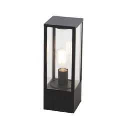 QAZQA Smart Staande Buitenlamp Zwart 40 Cm Incl. Wifi ST64 - Charlois -Tuinproducten 11036530