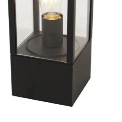 QAZQA Smart Staande Buitenlamp Zwart 40 Cm Incl. Wifi ST64 - Charlois -Tuinproducten 11036562