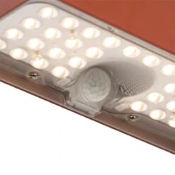 QAZQA Buiten Wandlamp Rood Met Dimlicht En Sensor Op Solar - Kayo 19 QAZQA Buiten Wandlamp Rood Met Dimlicht En Sensor Op Solar - Kayo -Tuinproducten 11036607