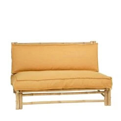 Mica Decorations Tropical Loungebank - L120 Cm - Bamboe - Lichtbruin 15 Mica Decorations Tropical Loungebank - L120 Cm - Bamboe - Lichtbruin -Tuinproducten 11050267