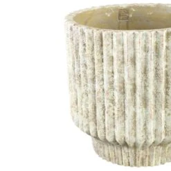 PTMD Gabriel Bloempot - 40x40x40 Cm - Keramiek - Creme 6 PTMD Gabriel Bloempot - 40x40x40 Cm - Keramiek - Creme -Tuinproducten 11072843