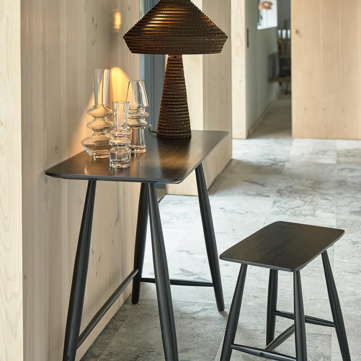 Villa Collection Alk Tafellamp - Bruin 5 Villa Collection Alk Tafellamp - Bruin - Afbeelding 3