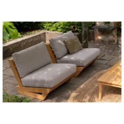 Exotan 1-Zits Element Buiten Lowi - Teak - Taupe - 68x92x98 7 Exotan 1-Zits Element Buiten Lowi - Teak - Taupe - 68x92x98 -Tuinproducten 11103924