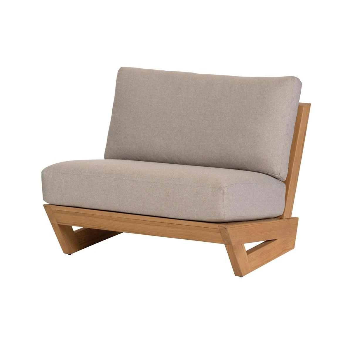 Exotan 1-Zits Element Buiten Lowi - Teak - Taupe - 68x92x98 3 Exotan 1-Zits Element Buiten Lowi - Teak - Taupe - 68x92x98