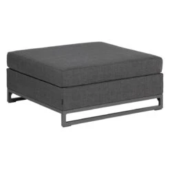 Exotan Hocker Buiten Rhodos - Aluminium - Stone Grey - 42x90x90