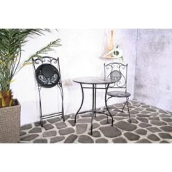 SIDD AnLi-Style Outdoor- Bistroset Marlin Zwart 7 SIDD AnLi-Style Outdoor- Bistroset Marlin Zwart -Tuinproducten 11104566