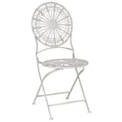 Beliani - SCAFA - Bistro Set - Wit - IJzer 16 Beliani - SCAFA - Bistro Set - Wit - IJzer -Tuinproducten 11108269