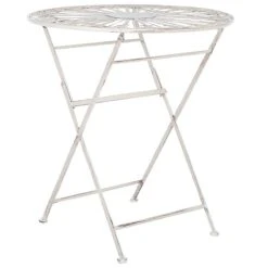 Beliani - SCAFA - Bistro Set - Wit - IJzer 18 Beliani - SCAFA - Bistro Set - Wit - IJzer -Tuinproducten 11108280