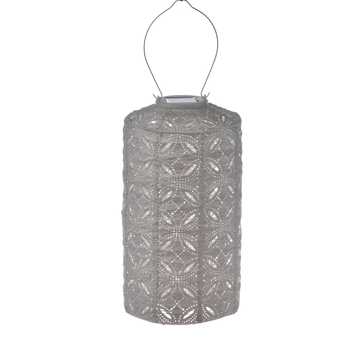 Lumiz Solar Buitenverlichting Mandela Cylinder - 18 Cm - Licht Taupe 3 Lumiz Solar Buitenverlichting Mandela Cylinder - 18 Cm - Licht Taupe