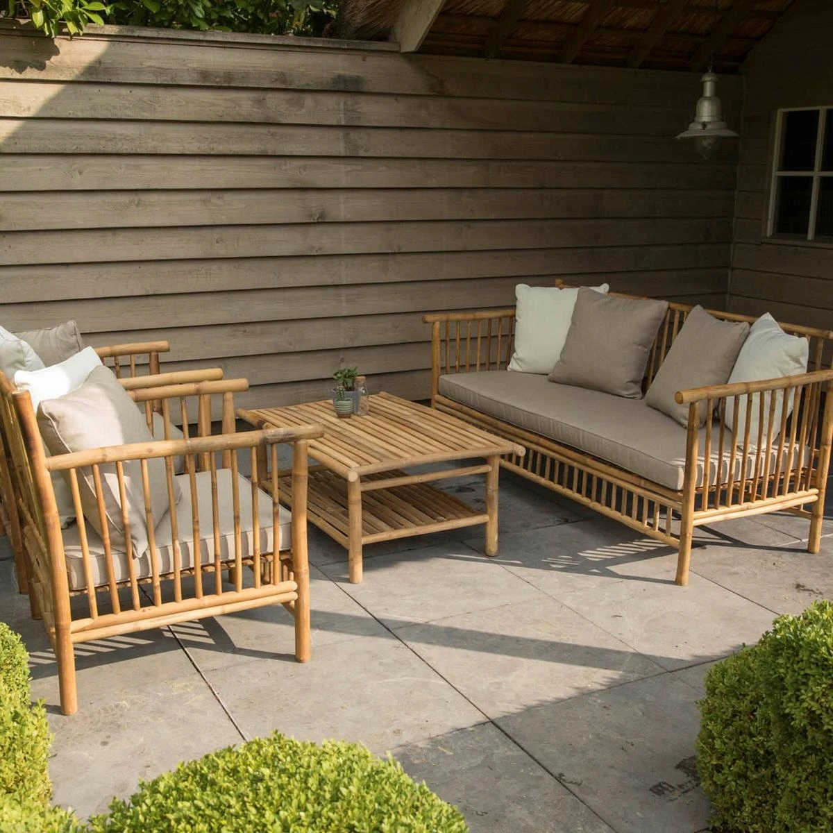 Exotan Bamboo Loungeset 5 Exotan Bamboo Loungeset - Afbeelding 3