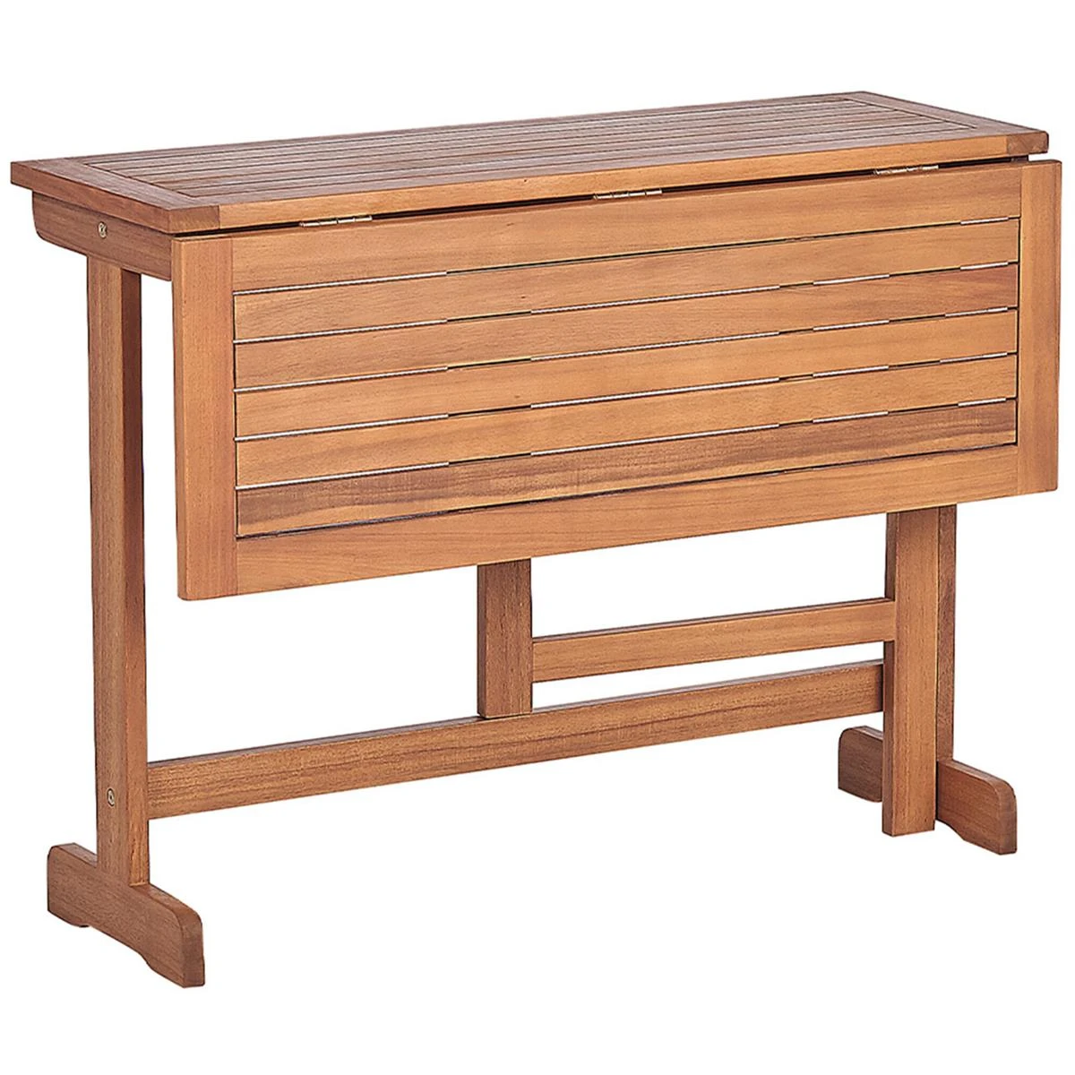 Beliani - LENOLA - Bistroset Voor 2 - Lichte Houtkleur - Acaciahout 11 Beliani - LENOLA - Bistroset Voor 2 - Lichte Houtkleur - Acaciahout - Afbeelding 9