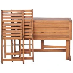 Beliani - LENOLA - Bistroset Voor 2 - Lichte Houtkleur - Acaciahout 23 Beliani - LENOLA - Bistroset Voor 2 - Lichte Houtkleur - Acaciahout -Tuinproducten 11134394