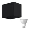Mantra Kandachu Wandlamp Vierkant Incl. Philips Hue White GU10 - Zwart 1 Mantra Kandachu Wandlamp Vierkant Incl. Philips Hue White GU10 - Zwart -Tuinproducten 11141580