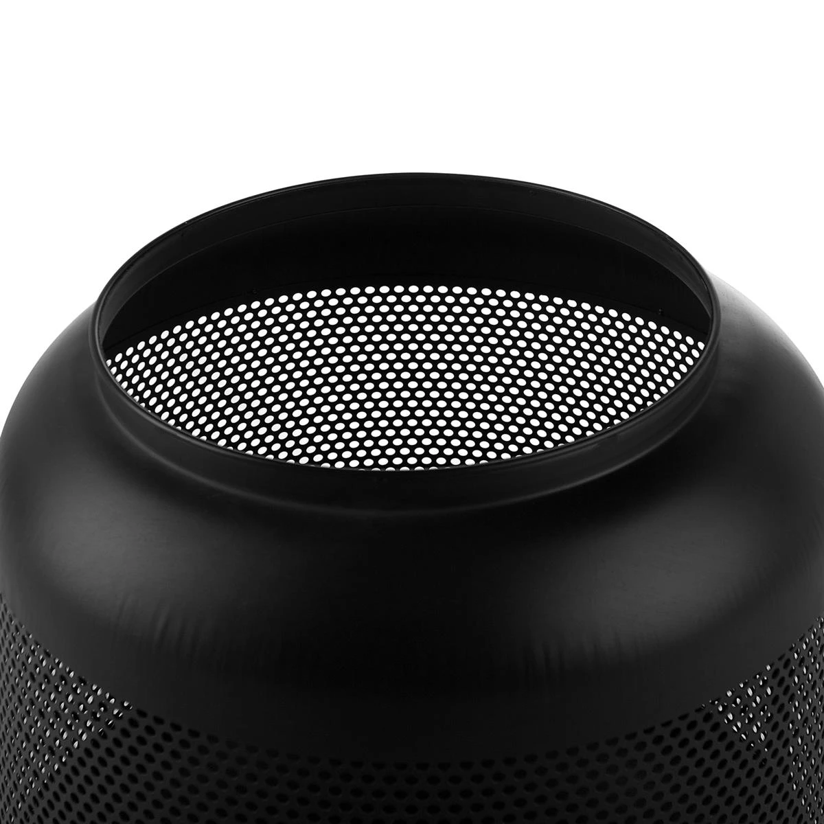 Beliani - VEER - Vuurkorf - Zwart - Staal 5 Beliani - VEER - Vuurkorf - Zwart - Staal - Afbeelding 3