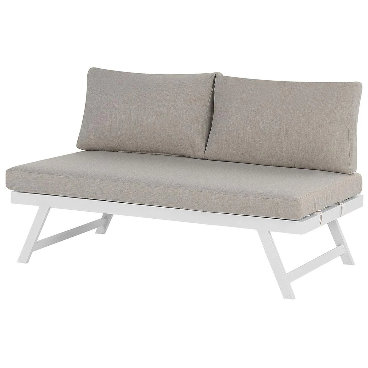 Beliani - COCCORINO - Loungeset Voor 5 - Grijs - Aluminium 10 Beliani - COCCORINO - Loungeset Voor 5 - Grijs - Aluminium - Afbeelding 8