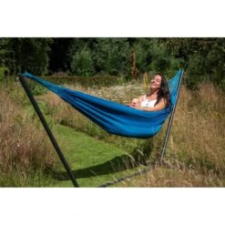 Tropilex® Hangmat Met Standaard Eénpersoons Easy & Dream Blue Blauw 17 Tropilex® Hangmat Met Standaard Eénpersoons Easy & Dream Blue Blauw -Tuinproducten 11158332
