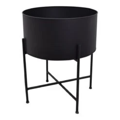 LOFT42 Flora Plantenbak Rond - Metaal - Mat Zwart - Ø40 11 LOFT42 Flora Plantenbak Rond - Metaal - Mat Zwart - Ø40 -Tuinproducten 11195347