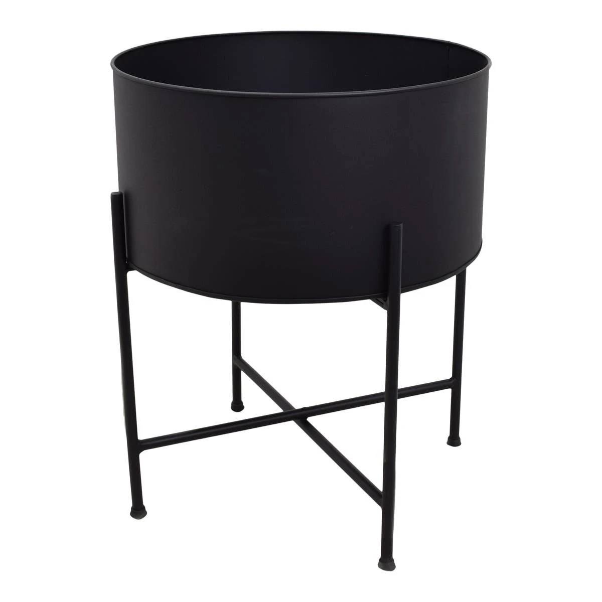 LOFT42 Flora Plantenbak Rond - Metaal - Mat Zwart - Ø40 5 LOFT42 Flora Plantenbak Rond - Metaal - Mat Zwart - Ø40 - Afbeelding 3