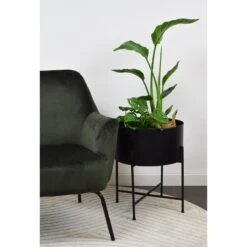 LOFT42 Flora Plantenbak Rond - Metaal - Mat Zwart - Ø40 13 LOFT42 Flora Plantenbak Rond - Metaal - Mat Zwart - Ø40 -Tuinproducten 11195352