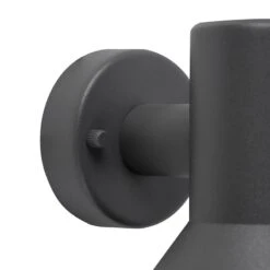 QAZQA Moderne Buitenwandlamp Donkergrijs - Humilis 19 QAZQA Moderne Buitenwandlamp Donkergrijs - Humilis -Tuinproducten 11196657