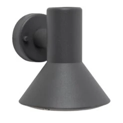 QAZQA Moderne Buitenwandlamp Donkergrijs - Humilis 20 QAZQA Moderne Buitenwandlamp Donkergrijs - Humilis -Tuinproducten 11196663