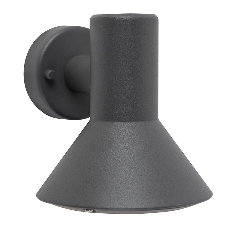 QAZQA Moderne Buitenwandlamp Donkergrijs - Humilis 10 QAZQA Moderne Buitenwandlamp Donkergrijs - Humilis - Afbeelding 8