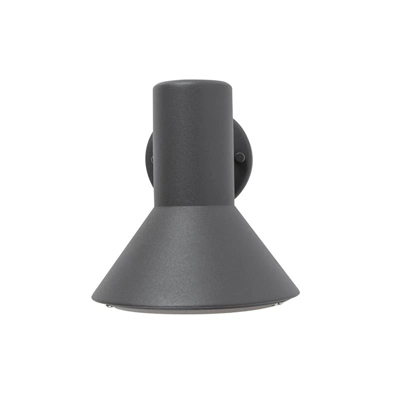 QAZQA Moderne Buitenwandlamp Donkergrijs - Humilis 12 QAZQA Moderne Buitenwandlamp Donkergrijs - Humilis - Afbeelding 10