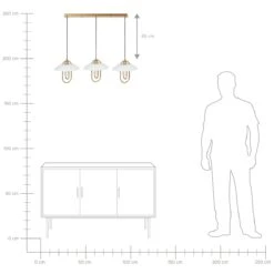 Beliani - LEYTE - Lantaarn - Zwart - 58 Cm - Bamboe -Tuinproducten 11246803