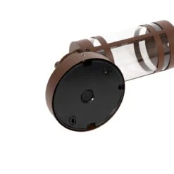 QAZQA Buiten Wandlamp Roestbruin IP44 Met Bewegingssensor - Ruben 22 QAZQA Buiten Wandlamp Roestbruin IP44 Met Bewegingssensor - Ruben -Tuinproducten 11255905