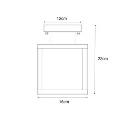 QAZQA Industriële Buiten Plafondlamp Zwart Met Goud - Rotterdam 19 QAZQA Industriële Buiten Plafondlamp Zwart Met Goud - Rotterdam -Tuinproducten 11255953