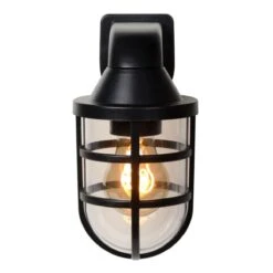 Lucide LEWIS - Wandlamp Buiten - 1xE27 - IP44 - Zw -Tuinproducten 11268566