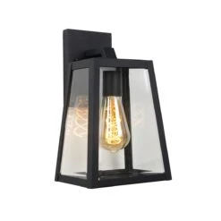 Matslot - Wandlamp Buiten - Ip23 - Zwart