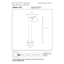 Dingo-led - Sokkellamp Buiten - Led Dimb- Wit -Tuinproducten 11270296