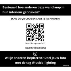 Lucide CLAIRE Wandlamp - Antraciet -Tuinproducten 11274985