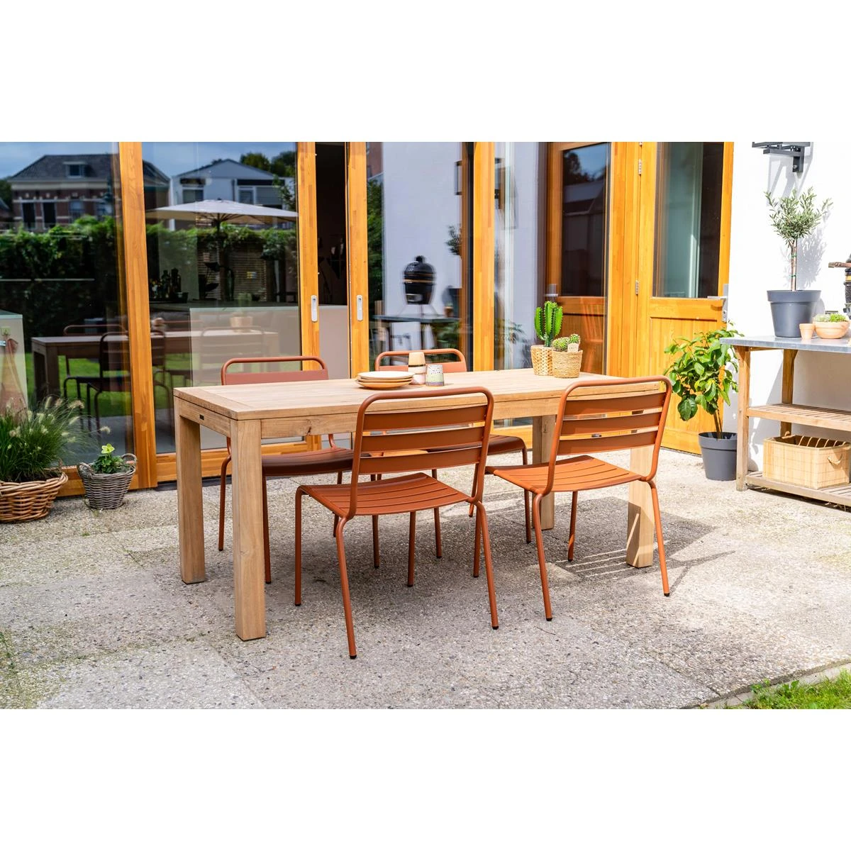 MaximaVida Tuinset Java 180 Cm Roestbruin 4 MaximaVida Tuinset Java 180 Cm Roestbruin - Afbeelding 2